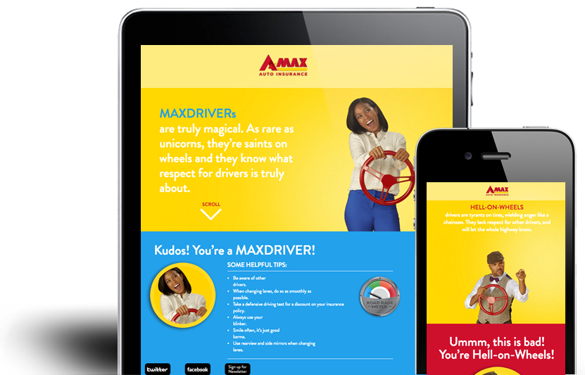 Amax Insurance : Road Rage Quiz